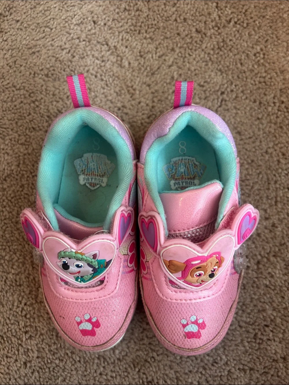 Girls Paw Patrol Light-Up Sneakers